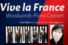 Vive la France – Woodwinds-Piano Concert