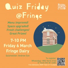 Quiz Friday @Fringe