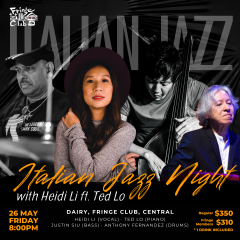 Italian Jazz Night with Heidi Li feat Ted Lo