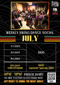  Weekly Swing Dance Social - July