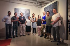 Exhibition of “The very happy wonderful celebration of the return of Artist Commune and the 18th anniversary of Hong Kong handover, with cheerful music and songs all over the world” 