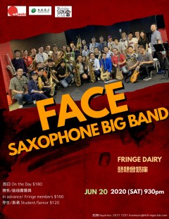 【Cancelled】FACE Saxophone Big Band Live