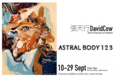 " Astral Body 1 2 3 " Abstract Figurative Art Exhibition by DavidCow