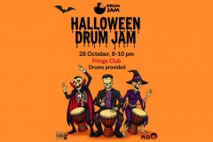Community Drum Jam – Halloween Drum Party
