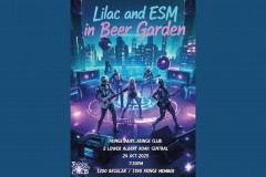 Lilac and ESM in Beer Garden